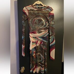 Vintage Jean Paul Gaultier Paisley Retro Wrap Skirt + Top Set SIZE LARGE